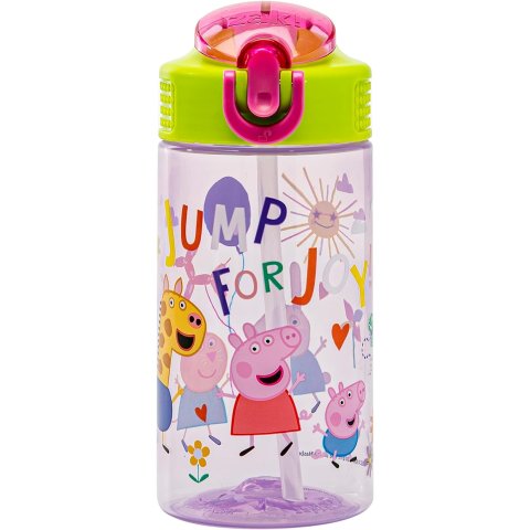 Peppa Pig 塑料儿童吸管水瓶16oz