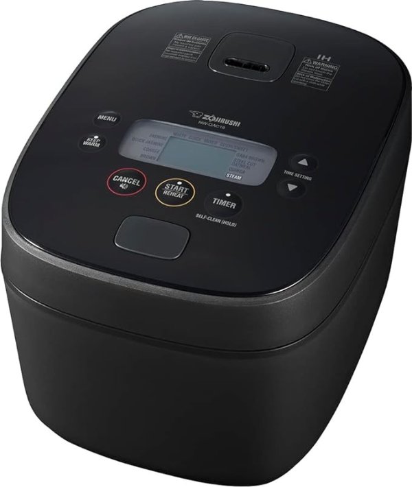 NW-QAC18 Induction Rice Cooker and Warmer, 10 Cup Capacity, 10.375 x 13.375 x 9