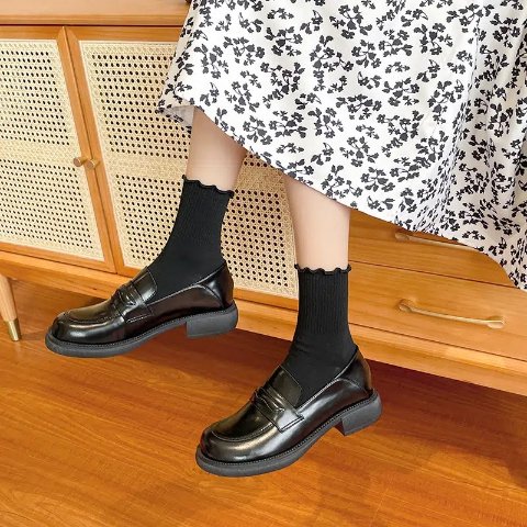 Women's Leopard Printed Flats Fashion Slip Faux Leather - Temu