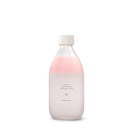 Rose Infusion Treatment Toner 6.72oz / 200ml Anti-aging, Brightening Hydrating Toner for Dry Skin, Vegan | with Damask Rose Water and Rose Oil | Korean Skincare