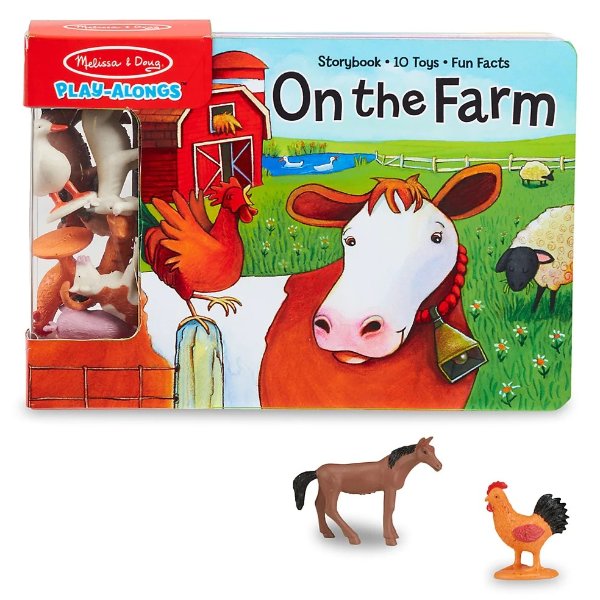 农场玩具书+小动物玩具11件套