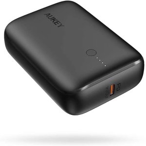 Portable Charger 10000mAh AUKEY Smallest USB C Power Bank