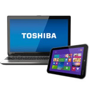 东芝Toshiba Satellite E55T-A5320 15.6寸 笔记本电脑和东芝Encore平板电脑套装