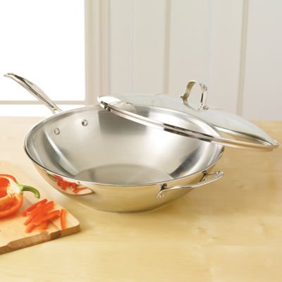 Chef's Classic Stainless 14" Stir-Fry Pan