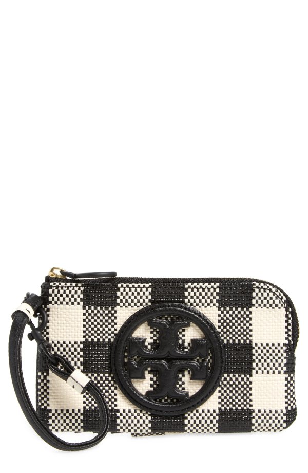 Perry Bombe Gingham Wristlet