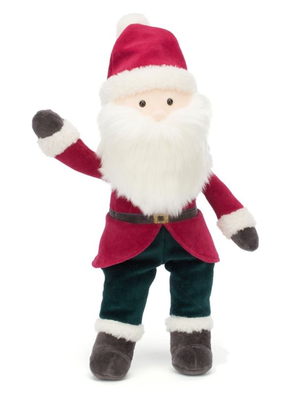 Medium Jolly Santa Plush Toy