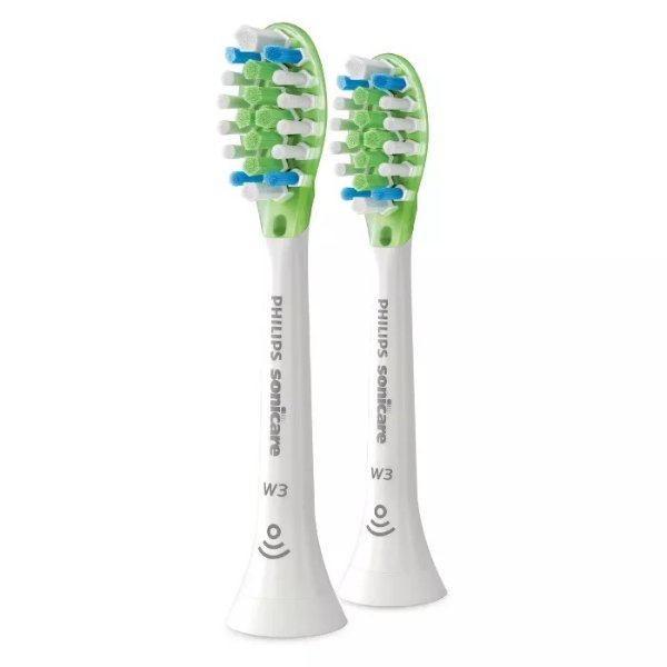 White Premium Whitening Toothbrush Head - 2ct
