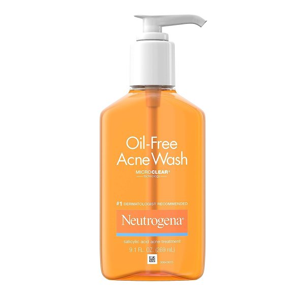 Oil-Free Facial Cleanser with Salicylic Acid for Acne-Prone Skin