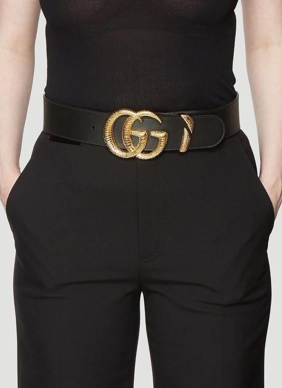 Double G Logo Belt in Black