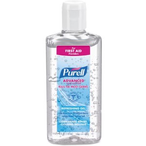 Purell Instant Hand Sanitizer 4oz Squeeze Bottle with flip top 24 per case