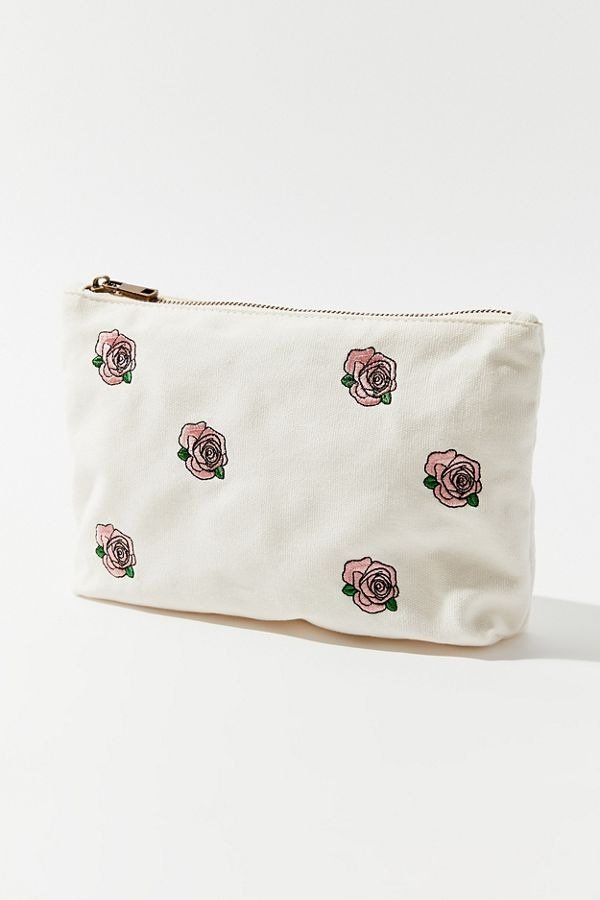 Embroidered Pattern Pouch