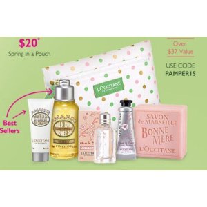 Spring in a Pouch with any $45 purchase @ L'Occitane