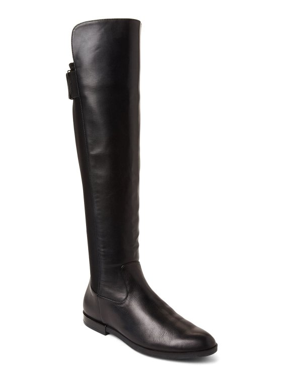 Black Priya Knee-High Boots