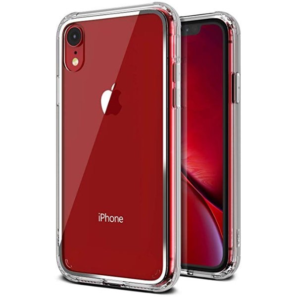 iPhone XR Case, VRS DESIGN [Transparent] Crystal Clear Heavy Duty Protection [Crystal Chrome] Anti-Yellowing Acryl Back, TPU Bumper Compatible with Apple iPhone XR (2018)