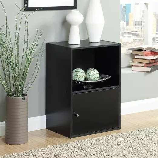 Display Cabinet Black Convenience Concepts - Johar Furniture