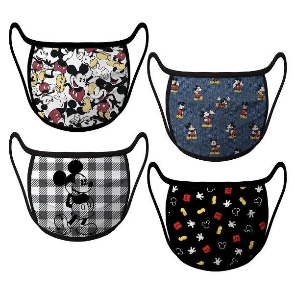 Cloth Face Masks 4-Pack – Mickey Mouse | shopDisney