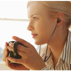 SoundPEATS M20 3.5mm Headphones In-Ear Wired Earphones Earbuds with Microphone - Black