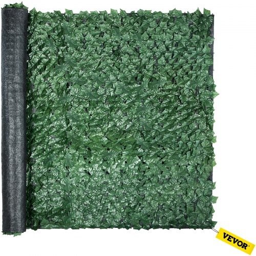 VEVOR Ivy Privacy Fence Screen, 59"x118" PP Faux Leaf Artificial Hedges, 3-Layers Indoor or Outdoor Greenery Leaves Panel, Multi-use for Garden, Yard, Decor, Balcony, Patio, Home, Green | VEVOR US