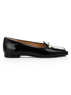 - Rosie Embellished Patent Leather Loafers