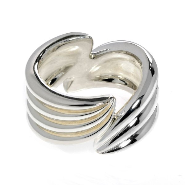 Wedge Sterling Silver Ring