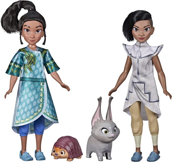 Disney's Raya 和 Namaari 时尚玩偶2件套