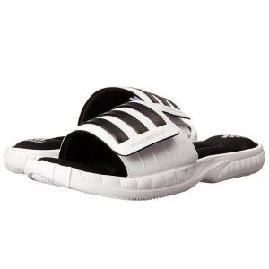 Adidas 阿迪达斯 男士 Superstar 3G 拖鞋，黑白