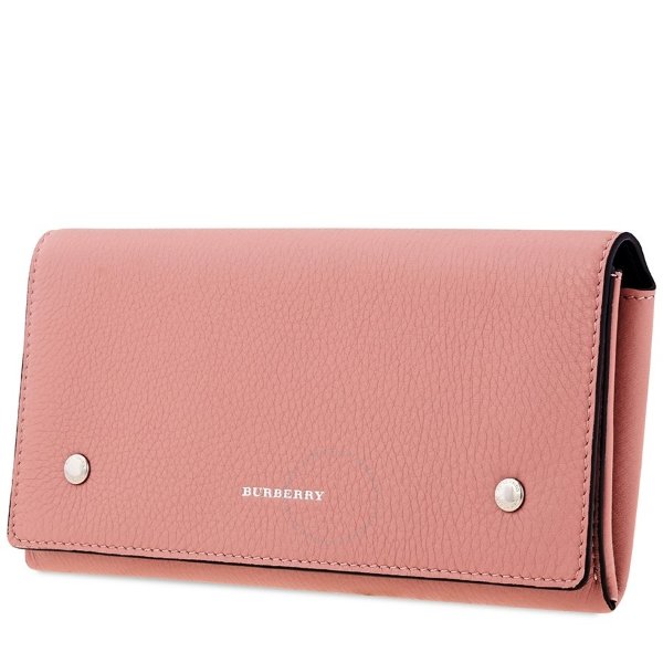 Ladies Continental Wallet Supple/Goat Leather Dusty Pink