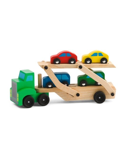 Toy Car Carrier And Truck Set