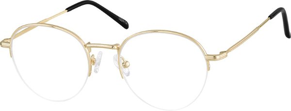 Gold Round Glasses #3224114 | Zenni Optical Eyeglasses