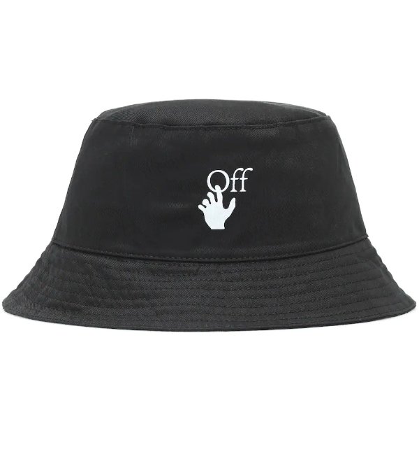 Logo cotton bucket hat