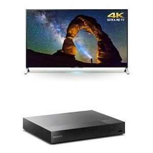 Sony XBR55X900C 55-Inch 4K Ultra HD TV with BDPS3500 Blu-ray Player