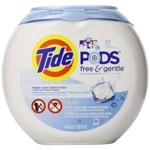 Tide Free & Gentle HE Laundry Detergent 57 Count