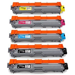 Office World Compatible Toner Cartridge Replacement for Brother TN221 TN-221 TN225 TN-225 (2 Black, 1 Cyan, 1 Magenta, 1 Yellow)
