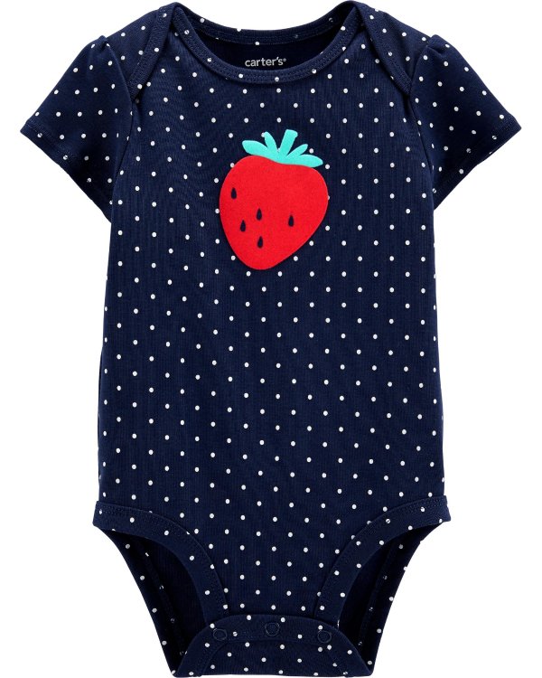 婴儿草莓包臀衫