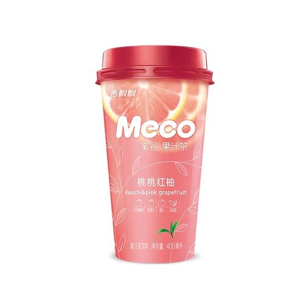 香飘飘 MECO 蜜谷果汁茶 桃桃红柚味 400ml (新旧包装随机发货）