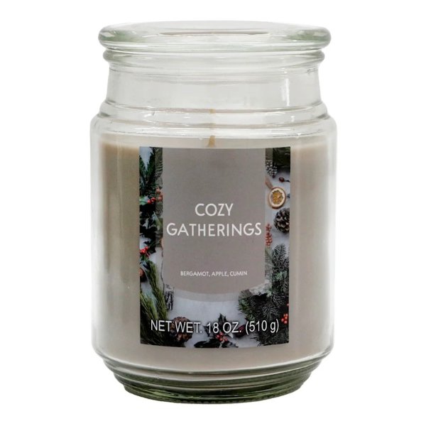 Cozy Gatherings Scented Jar Candle, 18oz