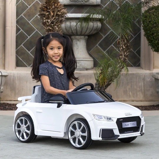 6V Kids Audi TT RS Ride-On Car w/ Parent Control, AUX