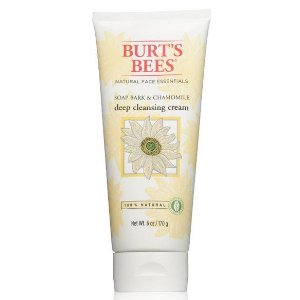 Burt's Bees Soap Bark and Chamomile Deep Cleansing Cream, 6 Ounce (Pack of 3)