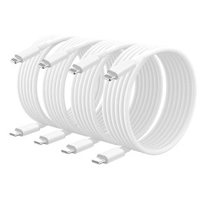 Fatorm USB C to Lightning Cable 4 Pack