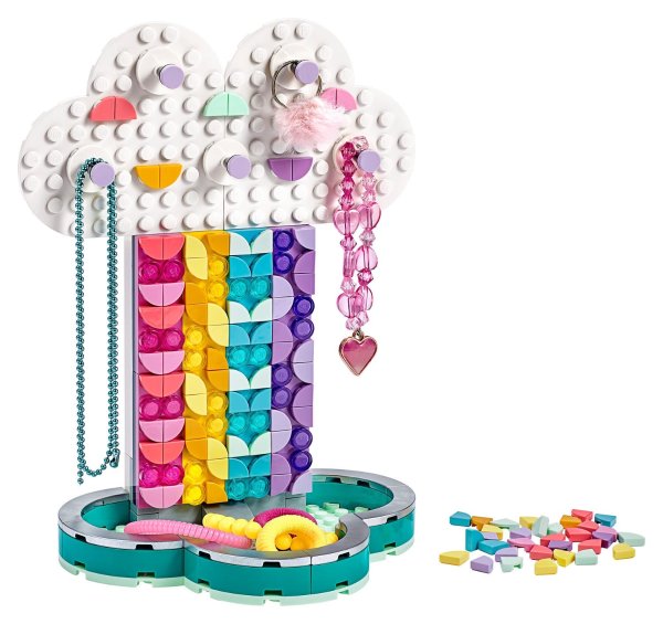 Rainbow Jewelry Stand 41905 | LEGO® DOTS | Buy online at the Official LEGO® Shop US