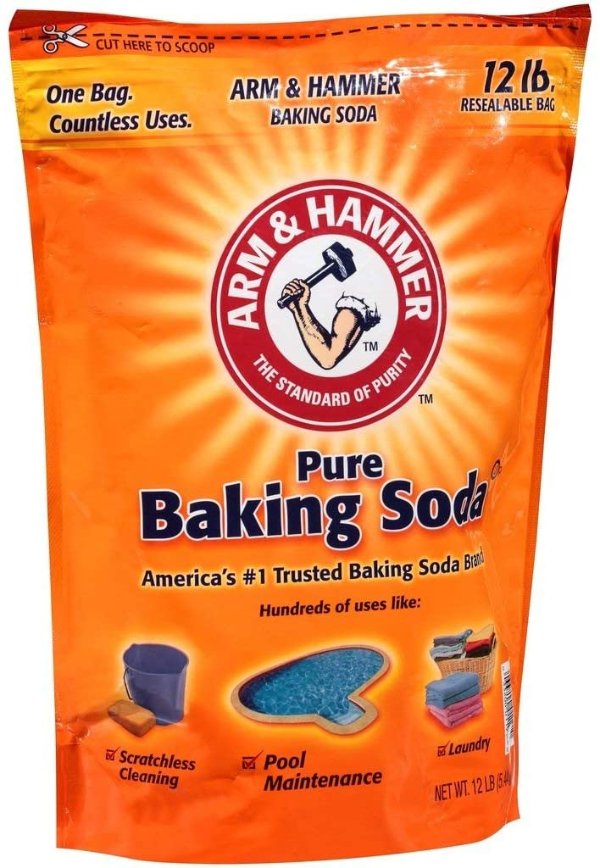 Arm and Hammer Baking Soda, 1 Pound, 12 Bags, (12 lb Total)