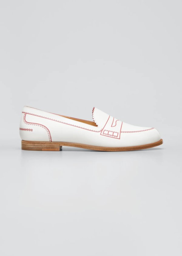 Mocalaureat Flat Red Sole Loafers
