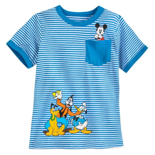 Mickey Mouse and Friends Pocket Ringer T-Shirt for Boys | shopDisney