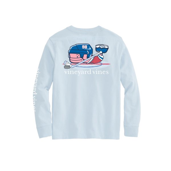 OUTLET Hockey Whale Long-Sleeve Pocket Tee