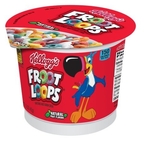 Kellogg's Froot Loops Breakfast Cereal 1.5 oz Cup
