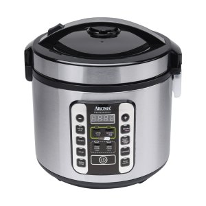 Dealmoon Exclusive: Aroma Smart Carb Food Steamer Multigrain Slow Cooker 10 Cup Carbohydrate Reduced Rice