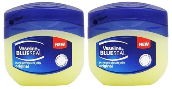 Unscented Petroleum Jelly Balm 50ml - Pack of 2, Hypoallergenic, for All Skin Types