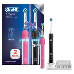 Oral-B Smart 4 4900电动牙刷两只礼盒装