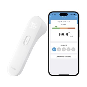 iHealth Smart Bluetooth Thermometer for Adults and Kids - Wireless No-Touch Digital Thermometer
