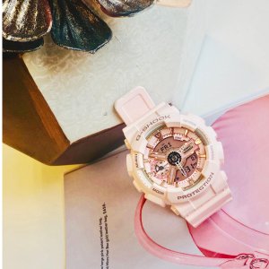Casio G-Shock Gold and Pink Dial Quartz Ladies Watch